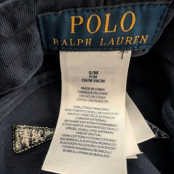 POLO Ralph Lauren Bucket Hat in Navy/Blue - Picture 4 of 6